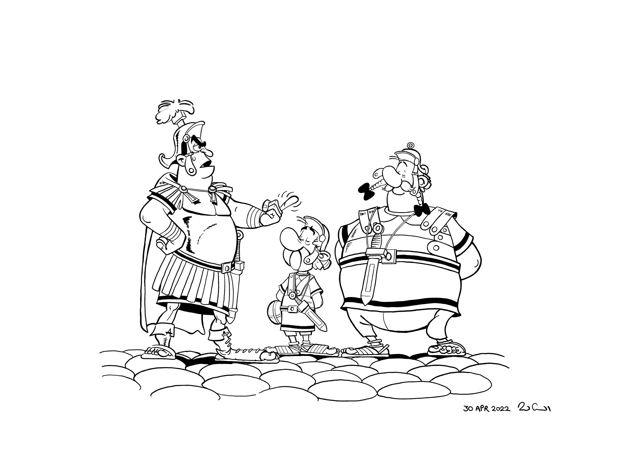 Albert Uderzo legionaires