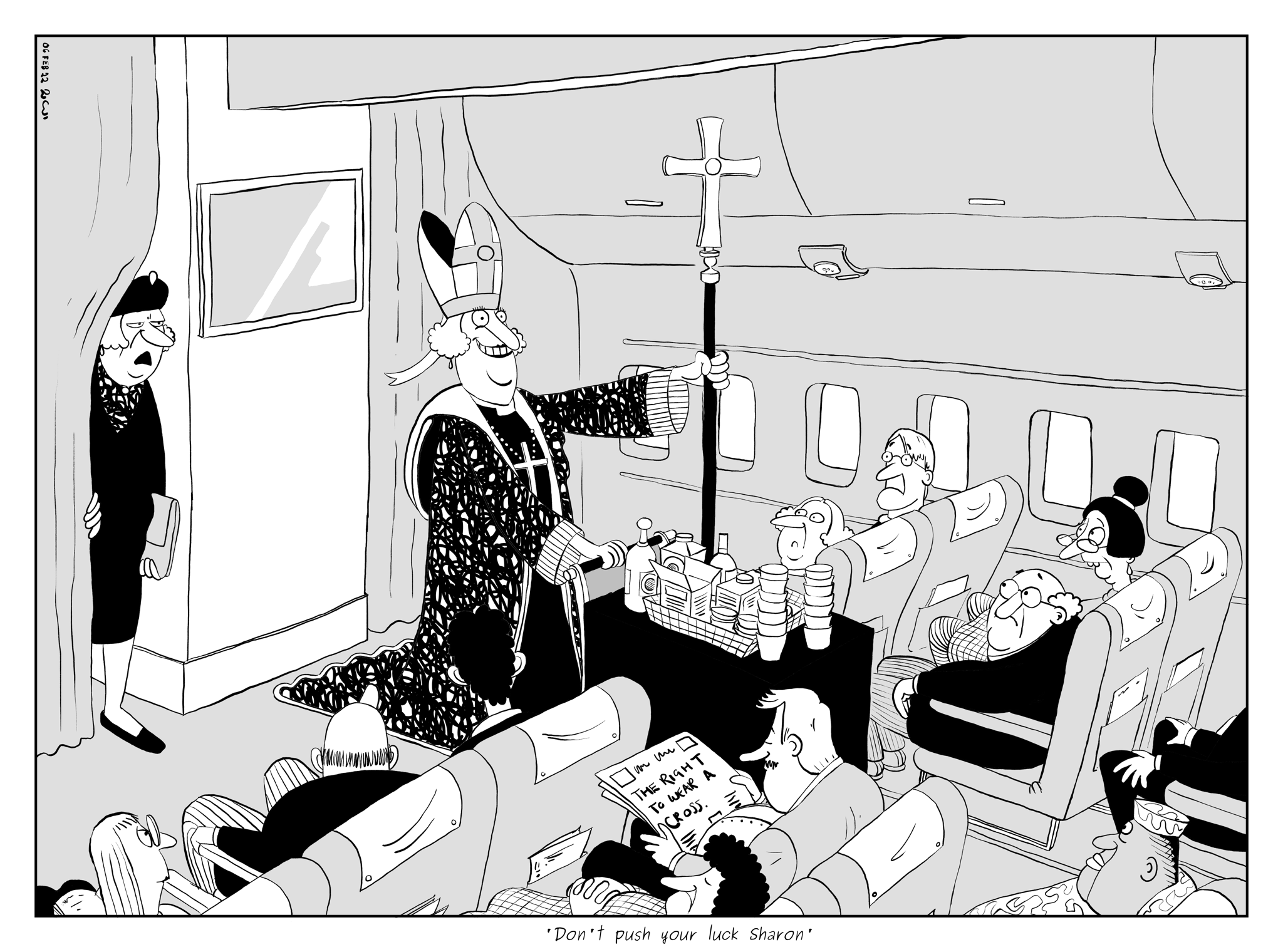 Mac right to wear cross