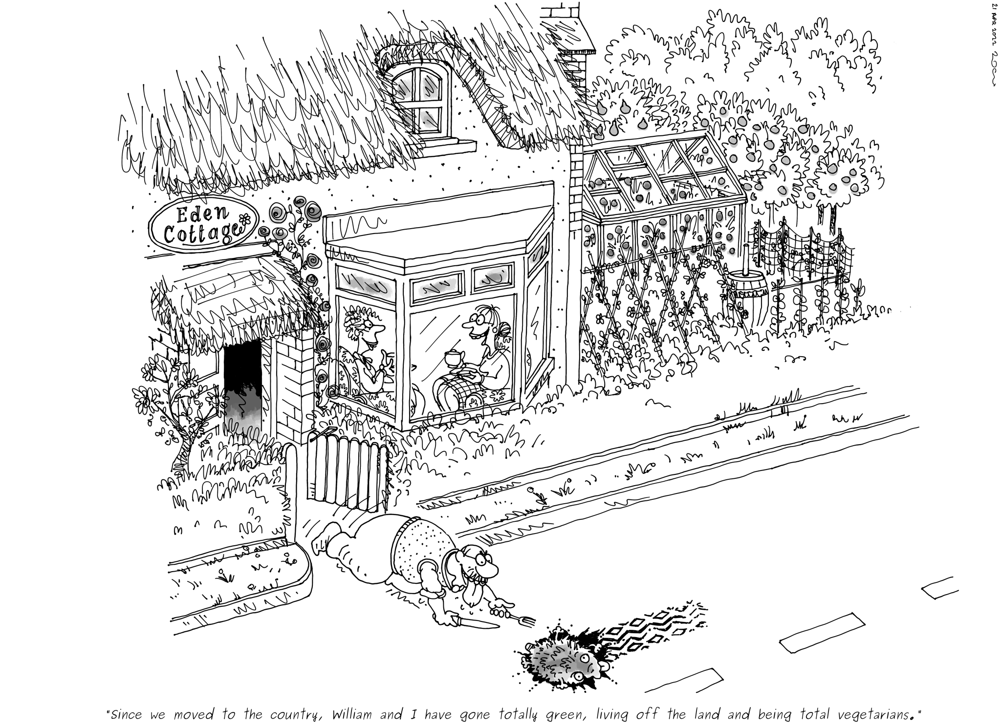 Ed McLachlan vegitarians