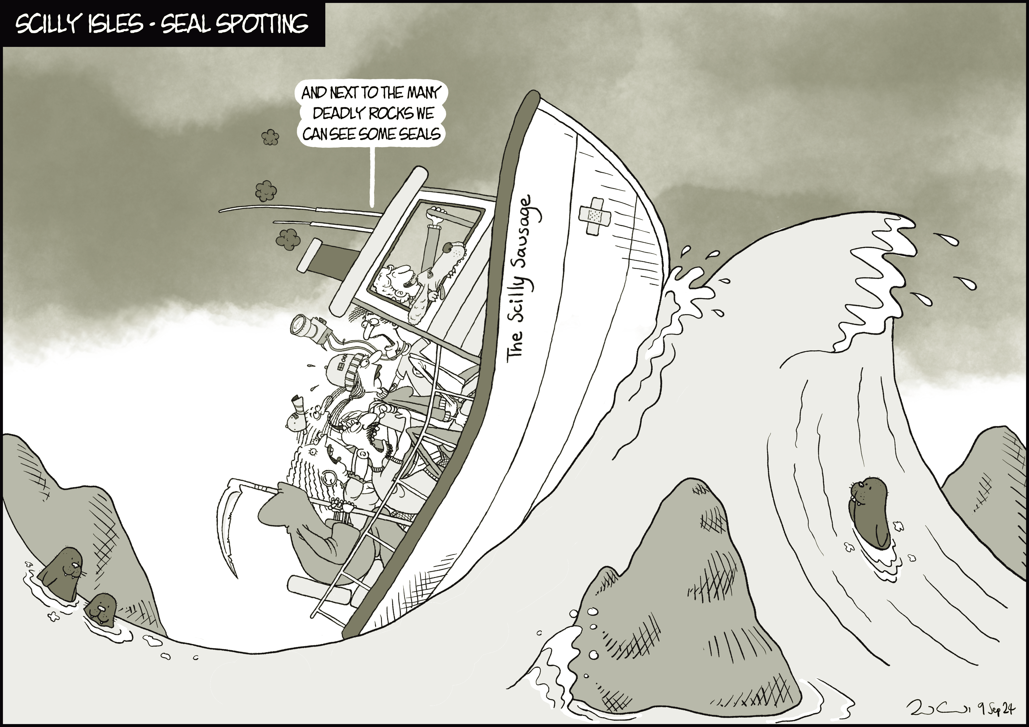 Paul Cockrell Scilly Boat Adventure