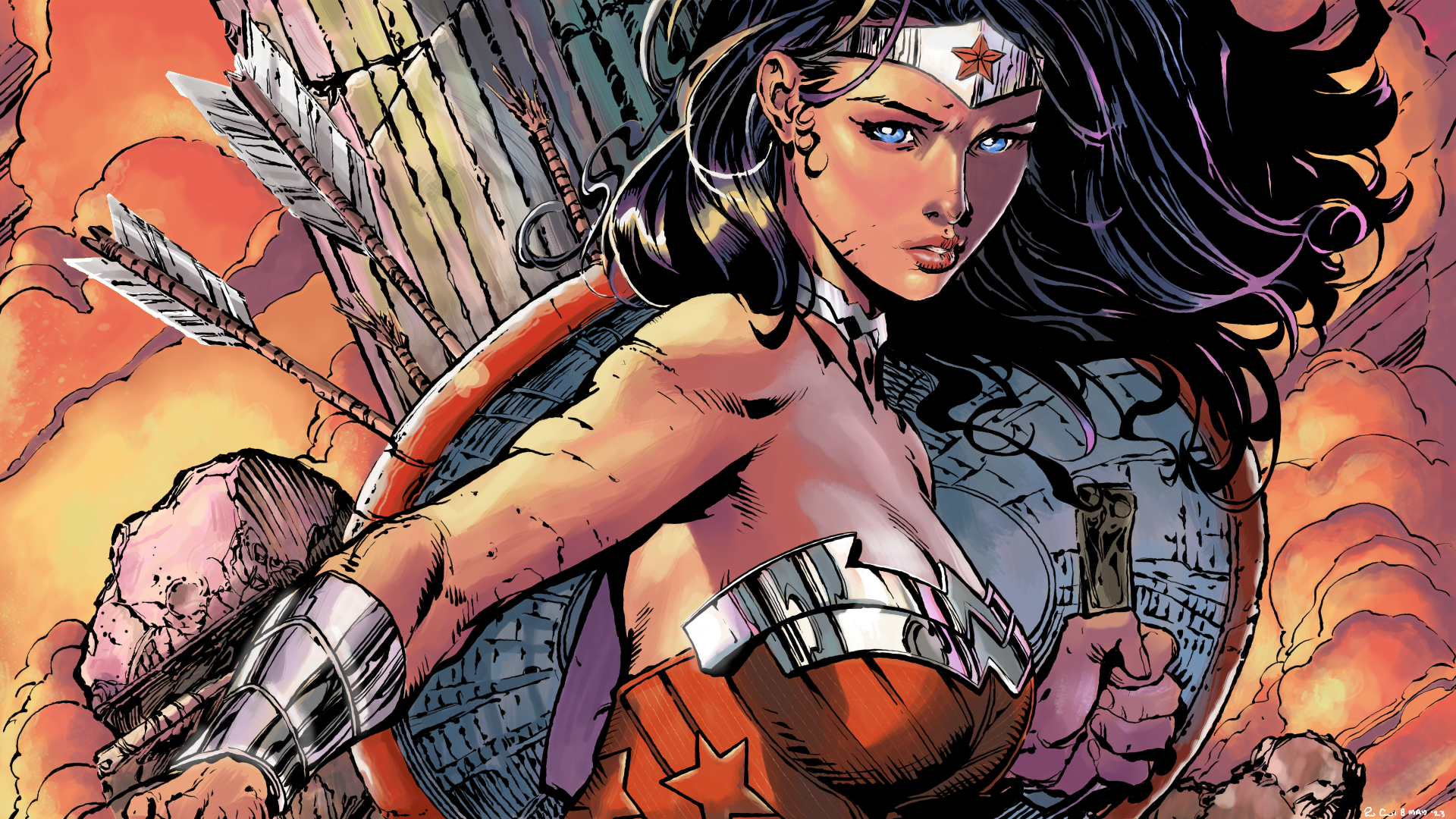 Wonder woman fan art