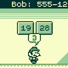 Mario clock phone call