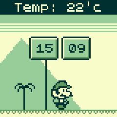 Mario clock temperature