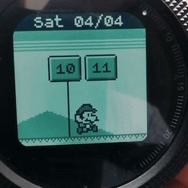 Mario clock animation