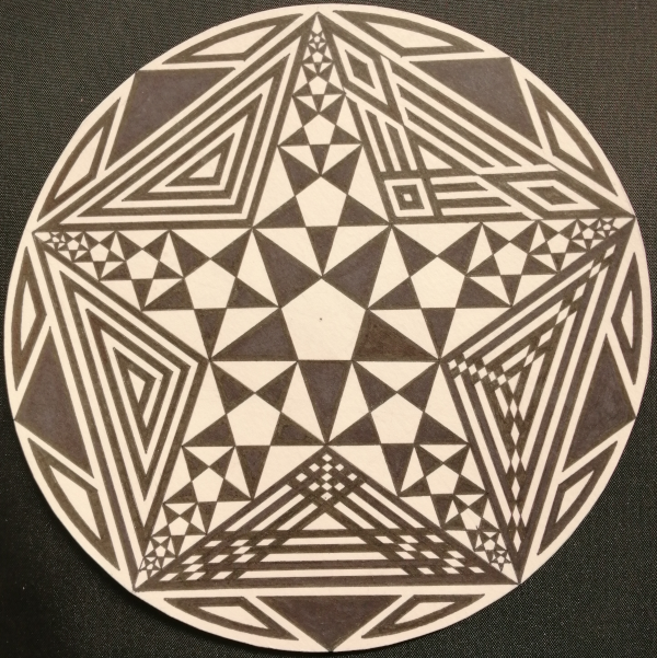 Sacred Geometry Pentagrams
